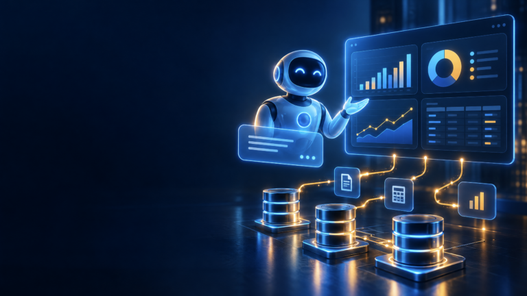 KI-Assistent verbindet Unternehmensdaten mit interaktiven Diagrammen und Dashboards