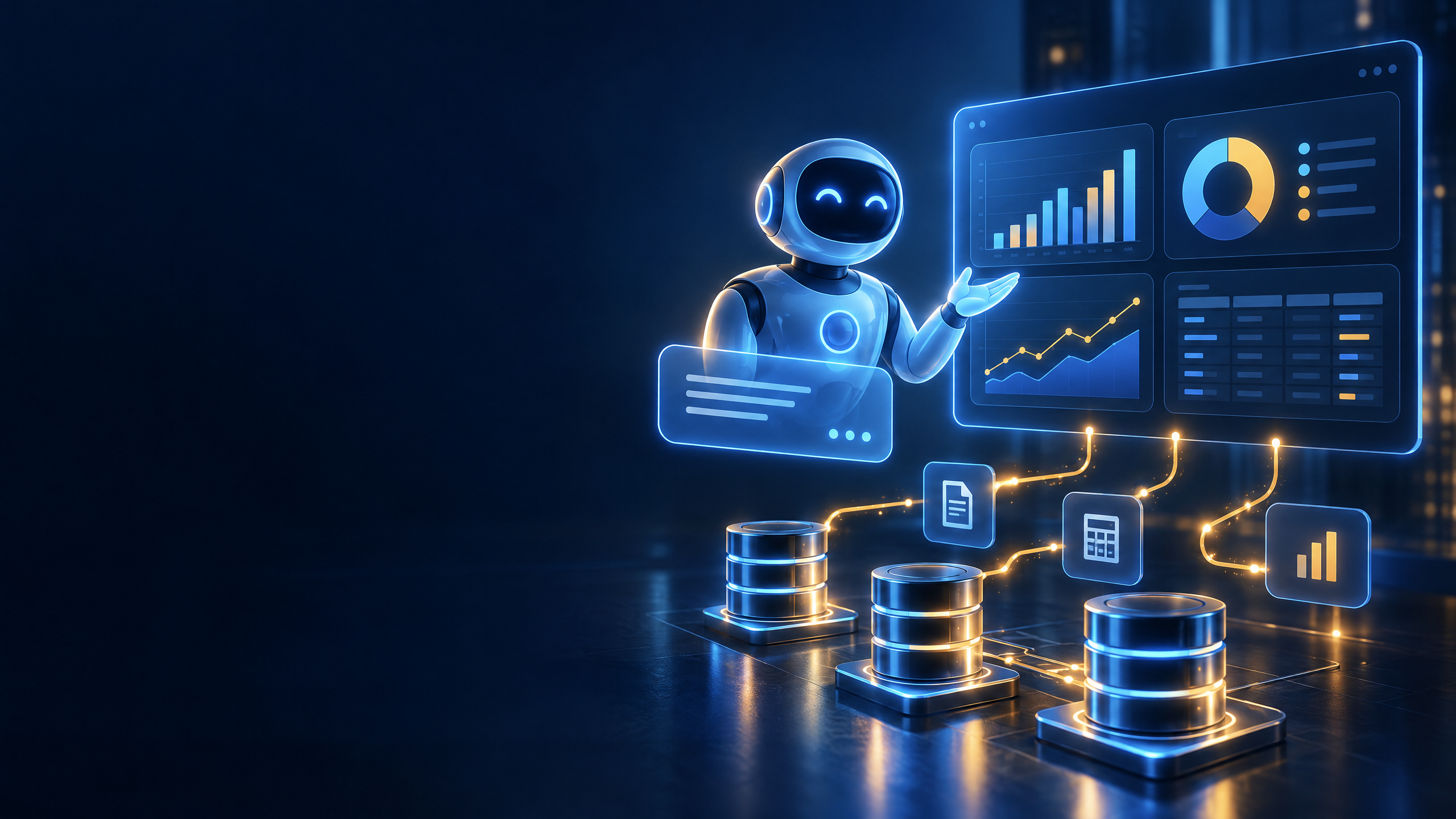 KI-Assistent verbindet Unternehmensdaten mit interaktiven Diagrammen und Dashboards